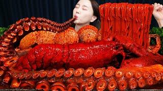 초대왕 문어다리  랍스터 해물 볶음짬뽕 먹방 레시피 Giant Octopus Legs Lobster Stir-Fried Jjamppong Mukbang ASMR Ssoyoung