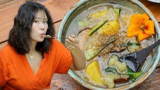 How to Make Gamja Sujebi, Korean Potato Dumpling Soup