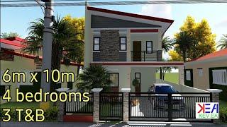 2 storey house with 4 bedrooms