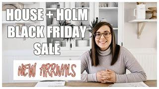 HOUSE + HOLM BLACK FRIDAY SALE | FARMHOUSE CHRISTMAS DECOR 2020 | CHRISTMAS TREE DECORATING IDEAS