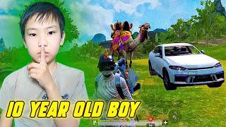 10 YEAR OLD BOY PLAYING  ACE DOMINATOR PUBG MOBILE UPDATE 3.7. #pubgmobile