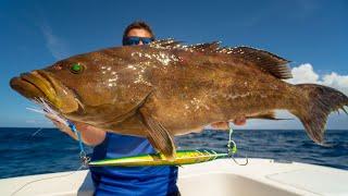 GIANT Jigs for DEEP SEA Fish! Slow Pitch Jigging