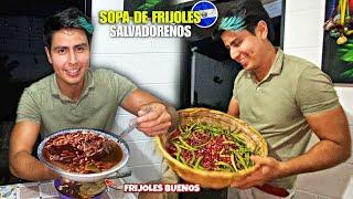 PROBAMOS SOPA DE FRIJOLES SALVADOREÑOS