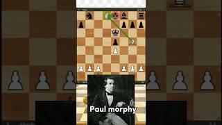 Paul morphy's most deadly brutal attack in the game of chess‼️