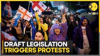 Georgia: Protest march through Tbilisi against 'foreign influence' bill | WION