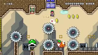 Breezy Desert [Kaizo Lite] by Alex Bussi Super Mario Maker 2 Switch #bzx