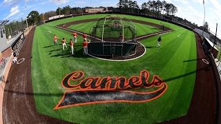 Campbell Baseball - First Official Practice at Jim Perry Stadium