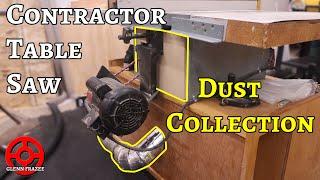 Adding Dust Collection for Contractor Table Saw | Delta Model 10