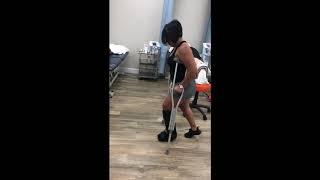 Ankle Fracture Physical Therapy and Post Surgery Recovery - Gait Training (2018)