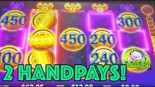 2 HANDPAYS on 2 Slots ACTION PACKED Casino Session!!!