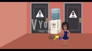 (DISOWNED) Little Bill washes his hands in the water fountain/gets spanked by Ms. Robin