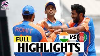 India vs Afghanistan ICC T20 World Cup 2024 Match Highlights | IND Vs AFG Highlights