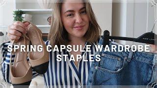 SPRING WARDROBE STAPLES AND BUILDING A CAPSULE WARDROBE | PetiteElliee Every Day May