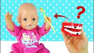 Кукла #Бебибон Готовится ко Сну Чистит Зубки Игрушка ШОКОЛАДНЫЕ ЯЙЦА С СЮРПРИЗОМ