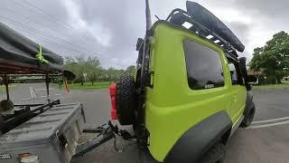 Jimny JB74 - Towing Trailer (Short Clip)