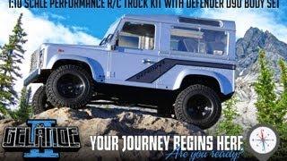 RC ADVENTURES - RC4WD Gelände II 4x4 Truck Kit w/Defender D90 Body Set - Unbox