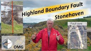 Highland Boundary Fault at Stonehaven