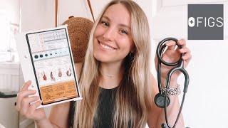 NURSING SCHOOL SUPPLIES HAUL 2020 | figs, scrubs, clinical bag, etc