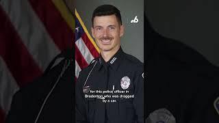 Florida officer dragged by driver, 19, who crashed into pole