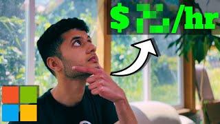 Revealing My Salary as a 20 Year Old Intern at Microsoft