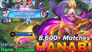 8,600+ Matches Hanabi Deadly Marksman - Top 1 Global Hanabi by Hanabi ft Dinda - Mobile Legends