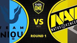 TEAM UNIQUE vs NAVI - Round 1 Upper Division - DPC 2021 CIS ESL ONE Dota 2 Highlights
