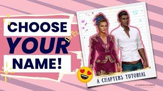How To Let Readers Choose Their Name | Chapters: Interactive Stories Tutorial Part 9