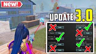 Update 3.0 New Best Settings & Sensitivity to Improve Headshots and Hipfire  | PUBG MOBILE/BGMI 