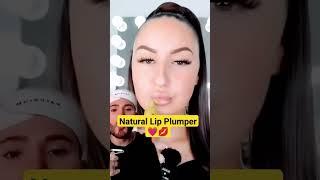 Natural Lip Plumper #viralshort #esthetician #reaction  #viralreels #skincaretips #beauty #love