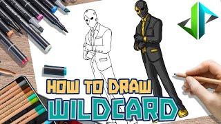 [DRAWPEDIA] HOW TO DRAW WILDCARD SKIN from FORTNITE - STEP BY STEP DRAWING TUTORIAL