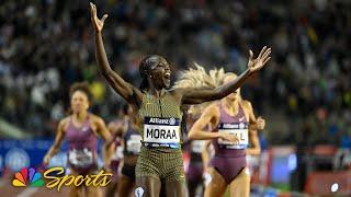 Kenya's Mary Moraa pulls ahead for STRONG 800m victory at Diamond League | NBC Sports