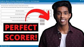 How I scored 900 in UCAT Decision Making!