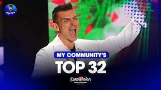 Eurovision 2025: My Community's TOP 32