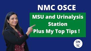 NMC OSCE MSU and Urinalysis Station