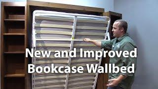 New and Improved Bookcase Wallbed - Wilding Wallbeds, St. George, Utah