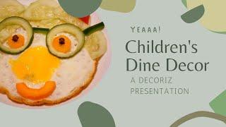 CHILDRENS' DAY SPECIAL DECORATION | BABY FOOD DECORATION