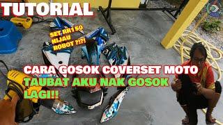 TUTORIAL | CARA GOSOK COVERSET | NAK SPRAY | REPAINT KASI CUN |