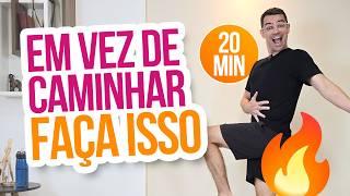 ‍️CAMINHADA EM CASA PARA EMAGRECER | 20 minutos | Aula de Ginástica FÁCIL | Aurélio Alfieri