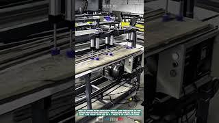 Automatic Wood Splitting Machine with Adjustable Length- Satisfying jobs and machinery in the world