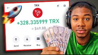 GET FREE 328 TRX IN 3 MINUTES!  (Free Tron Mining Site)