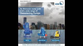 KSB Dewatering Pumps range