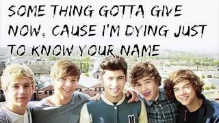 One Direction - One Thing Lyrics (Acoustic)