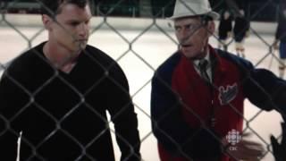 Eddie Shore teaches Don Cherry to Skate