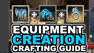 Equipment Creation Crafting guide | Drakensang Online