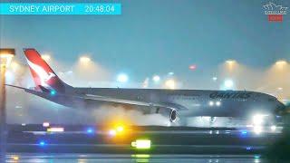  WILD WET WINDY!! - RWY07 Plane Spotting @ Shep's Mound Sydney Airport w/Kurt + ATC!