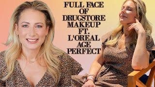 ALL Drugstore GRWM Featuring L'Oreal Age Perfect Line | MsGoldgirl