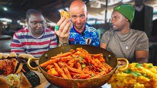 Kenya's BIGGEST MARKET! STREET FOOD and CHAPATI in Muthurwa Market, Nairobi!