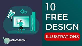 Free Design Resources For Web Design - 10 FREE Illustration Resources for your Next Web Design