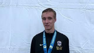 Eyan Turk of Woodcrest Christian 1st Place Boys 5K Division 5 Final at CIF State Championships