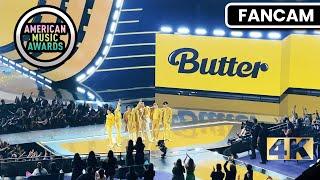 [4K] BTS Butter @ 2021 American Music Awards FanCam [with fanchant]